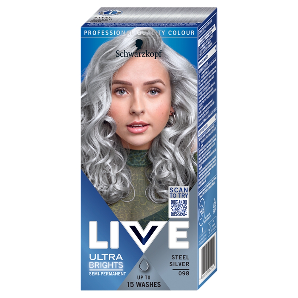 Live 50ml Silver Steel 098