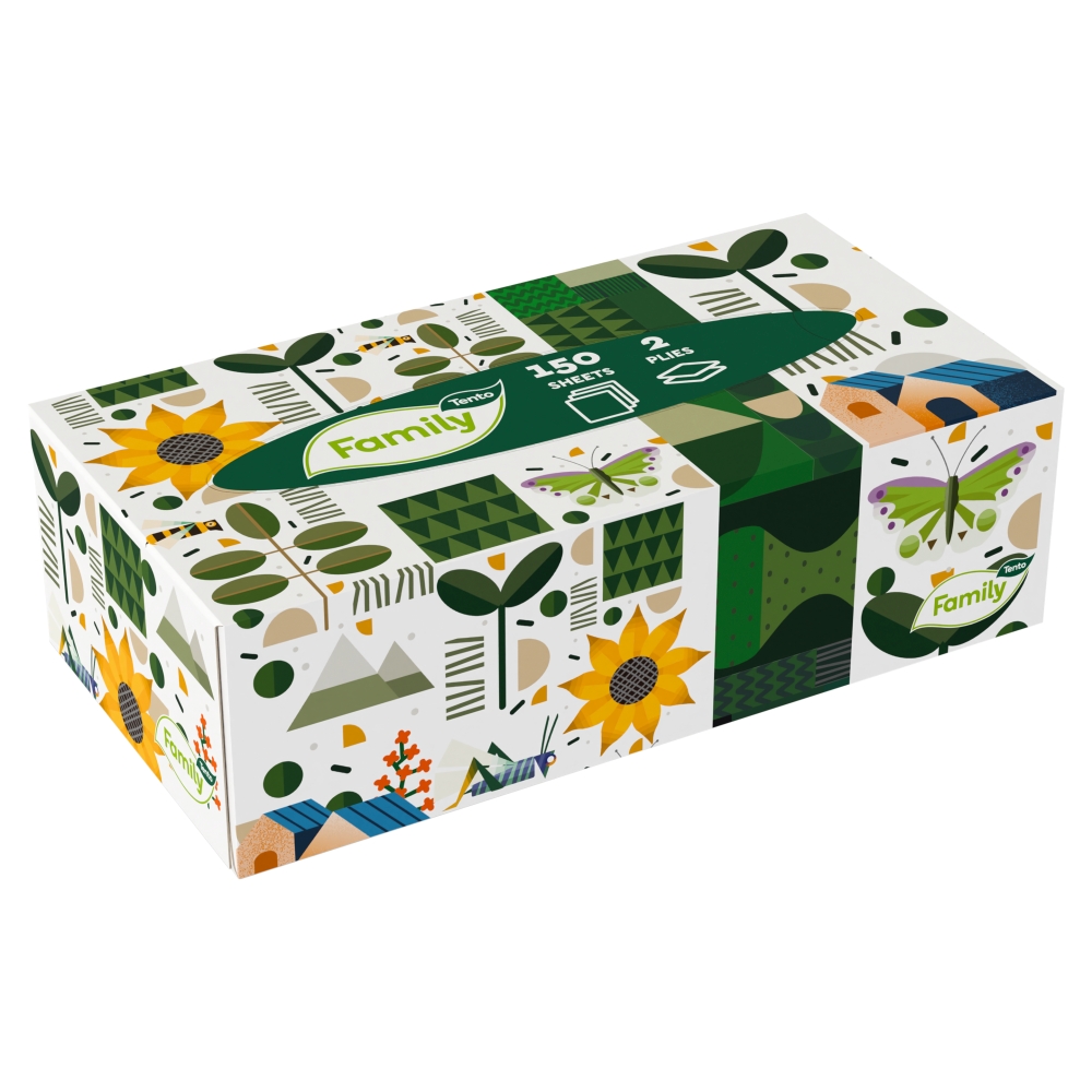 Tento Papírové kapesníčky Family - 2vrstvé, 150 ks