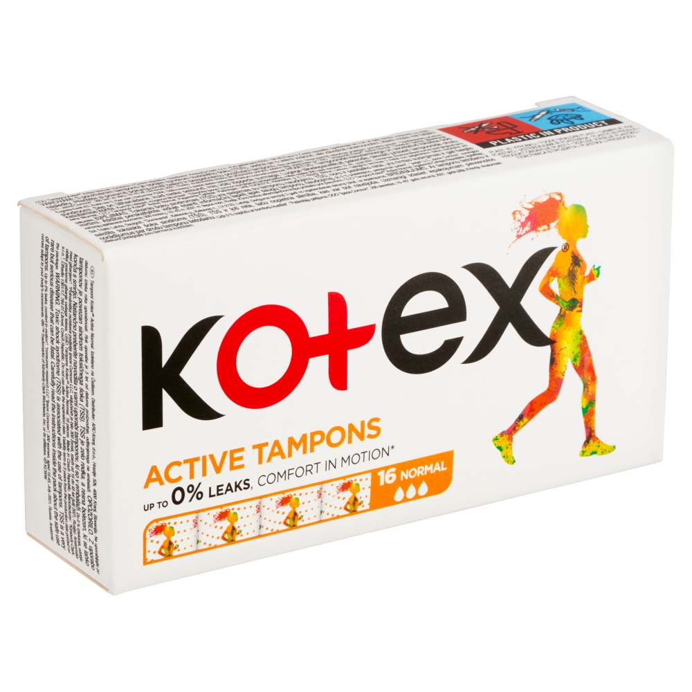 Kotex tampony (16ks/kra) Active normal