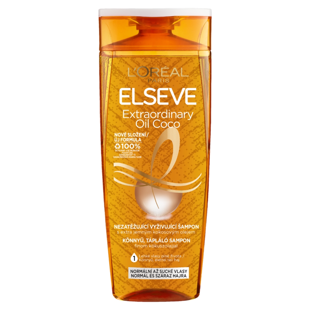 Elseve šampon 400ml kokosvý olej