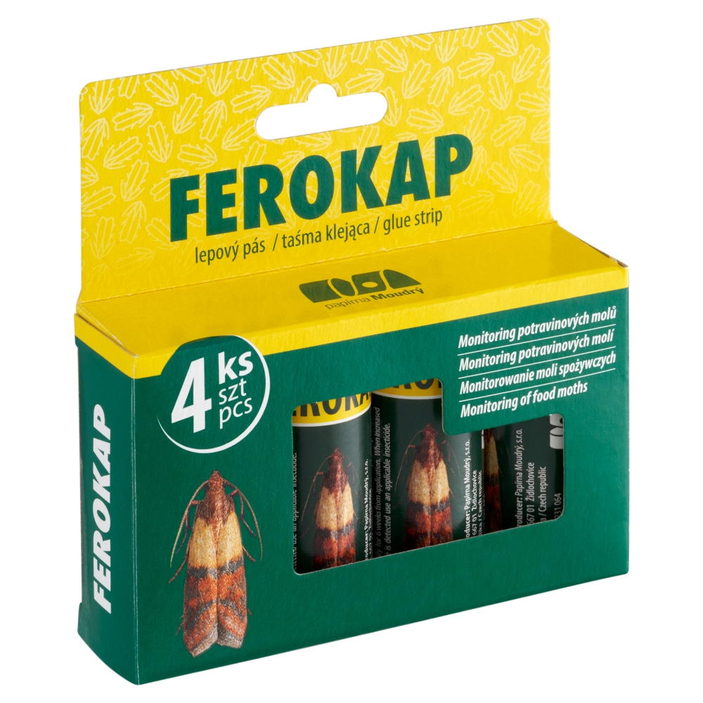 FEROKAP lepový pás na potr moly(4ks/bli)