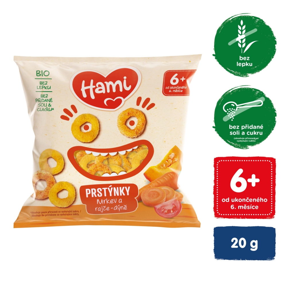 Hami prstýnky 20g mrkev rajče 6m (obrázek 2)