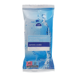 Tip Line vlhčené ubrousky (15ks/fol)