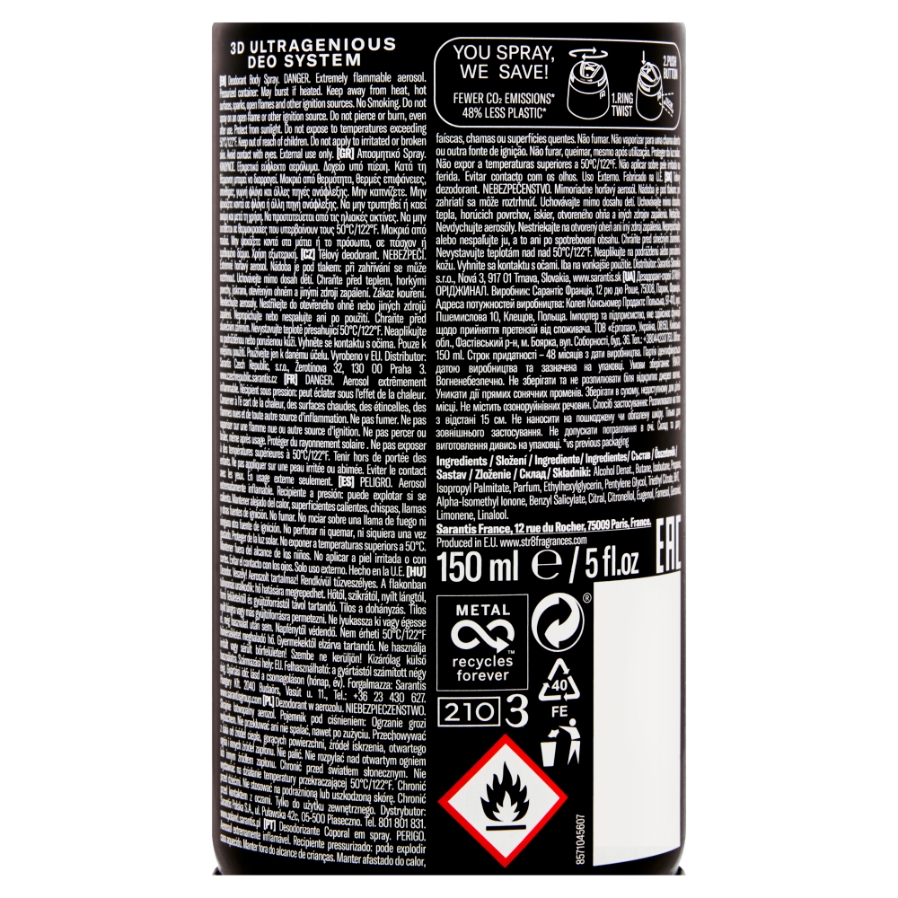 STR8 deo spray 150ml Original