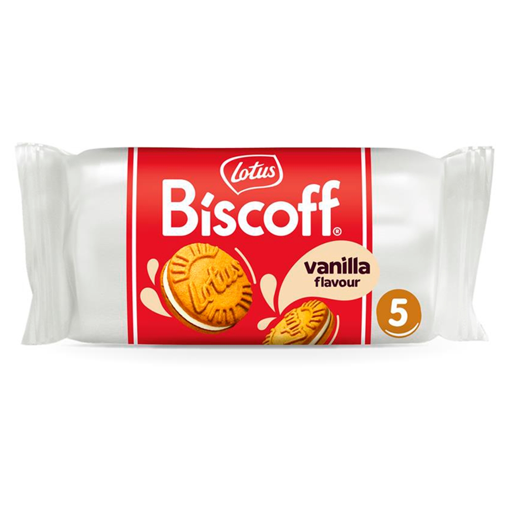 Lotus Biscoff sušenky plněné krémem s vanilkovou příchutí