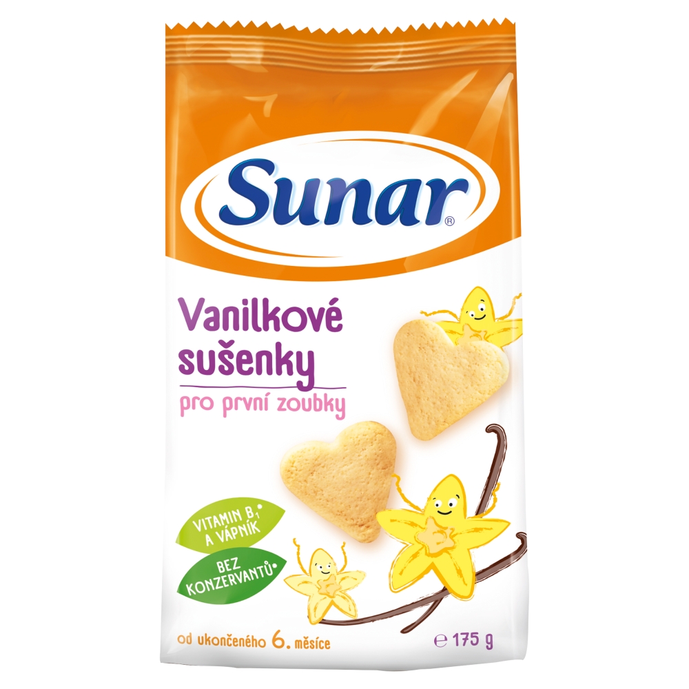 Sunar vanilkové sušenky 175g