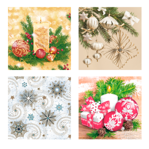 Ubrousky Daisy 20ks/fol vánoční