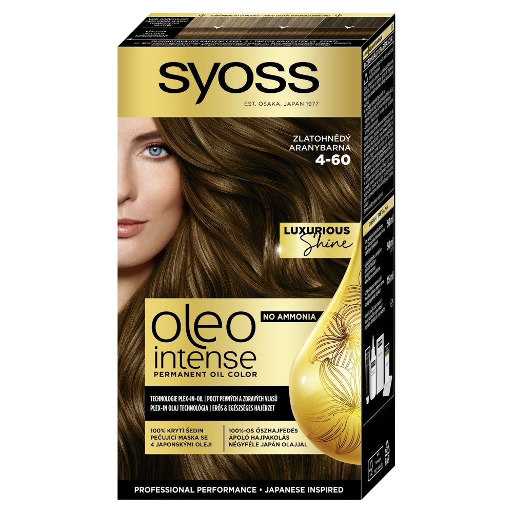 Syoss Oleo Intense 4-60 Zlatohnědý
