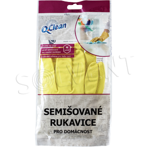 Q Clean semišované rukavice M