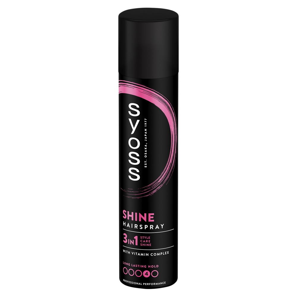 Syoss lak na vlasy 300ml shine&hold