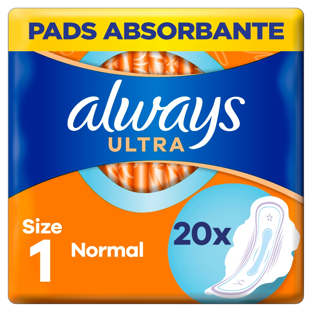 Dámské vložky Always - ultra normal, duo, 20 ks