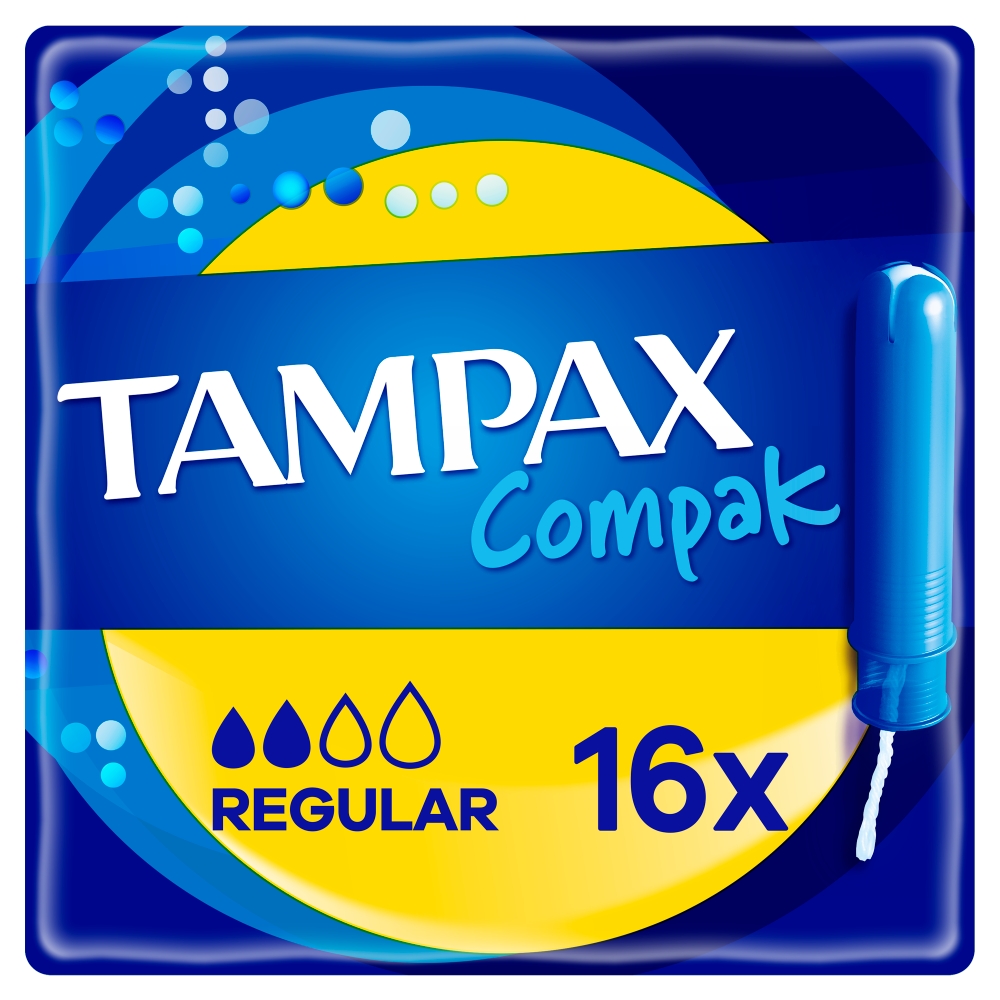 TAMPAX Compak Regular Tampony s aplikátorem 16 kusů