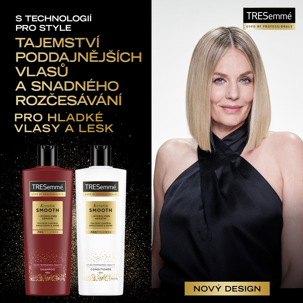 TRESemmé Keratin Smooth Šampon pro krepatějící se vlasy
