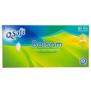 Qsoft papír kap 4vr. BOX 60ks balzám