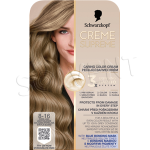 Levně Creme Supreme 8-16 Chlad popel sv blond
