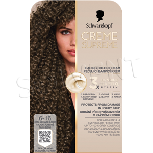 Levně Creme Supreme 6-16 Chlad popel tm blond