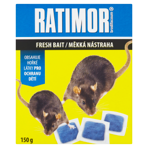 Levně Ratimor Brodifacoum měkká nástraha na hlodavce 150 g