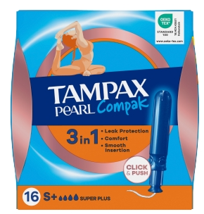 Tampax Compak (16ks/kra)Super plus Pearl