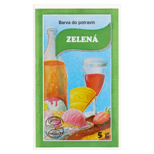 Barva potravin 5g prášková zelená
