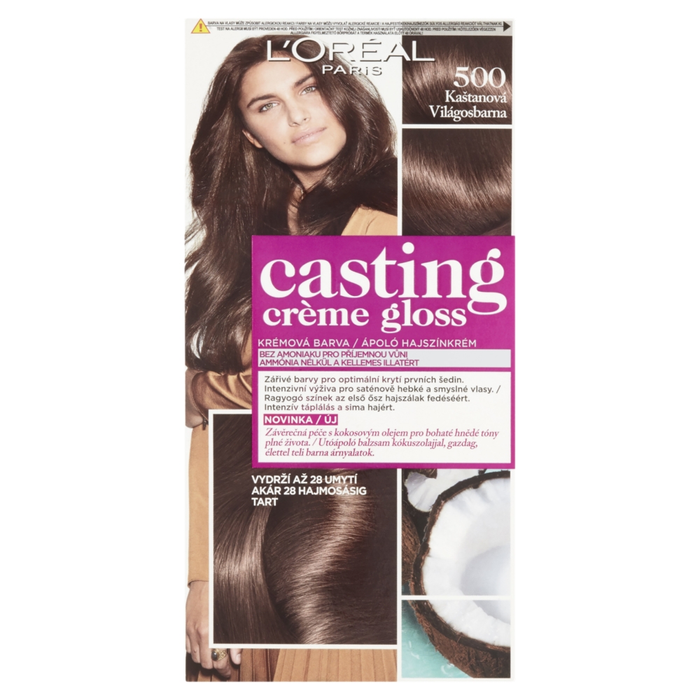 Casting Creme Gloss 500 kaštanová