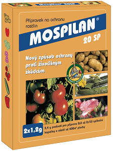 Mospilan 20 SP insekt 2x1,2g mšice