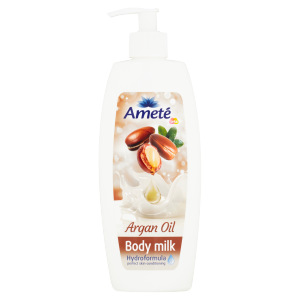 Ameté tělové mléko 400ml Argan Oil