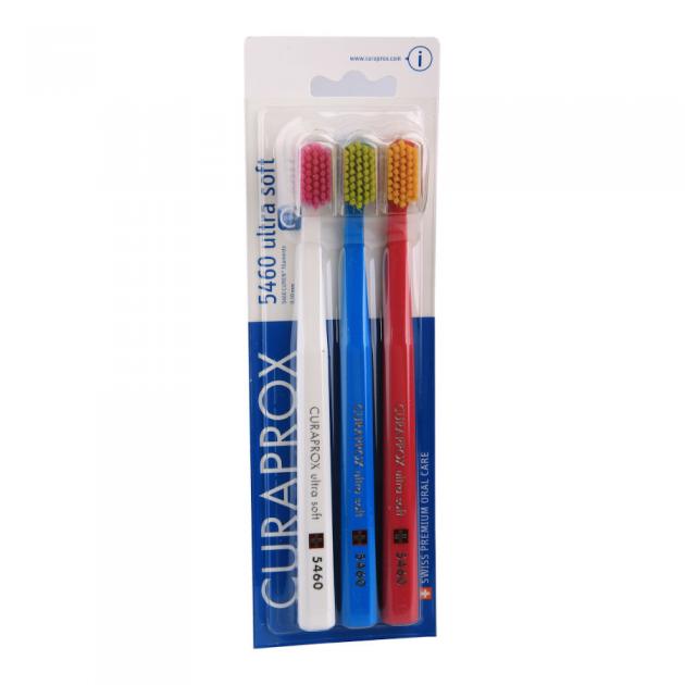 Levně Curaden Swiss Curaprox CS 5460 Ultra Soft 3 ks