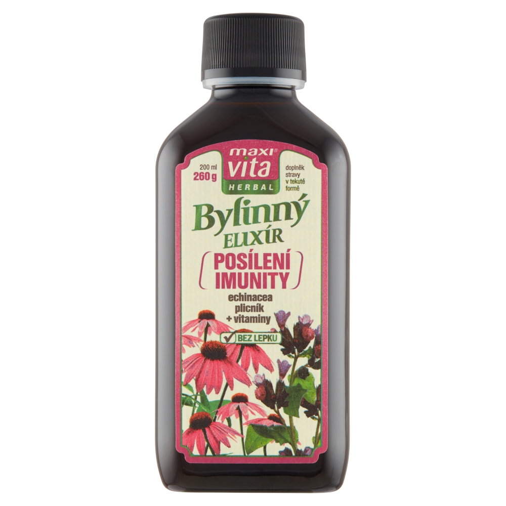 Maxi Vita bylinný elixír 200ml imunita (obrázek 3)
