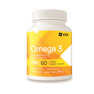 VIX Omega 3 s vit.E 1000mg (60cps/kra)