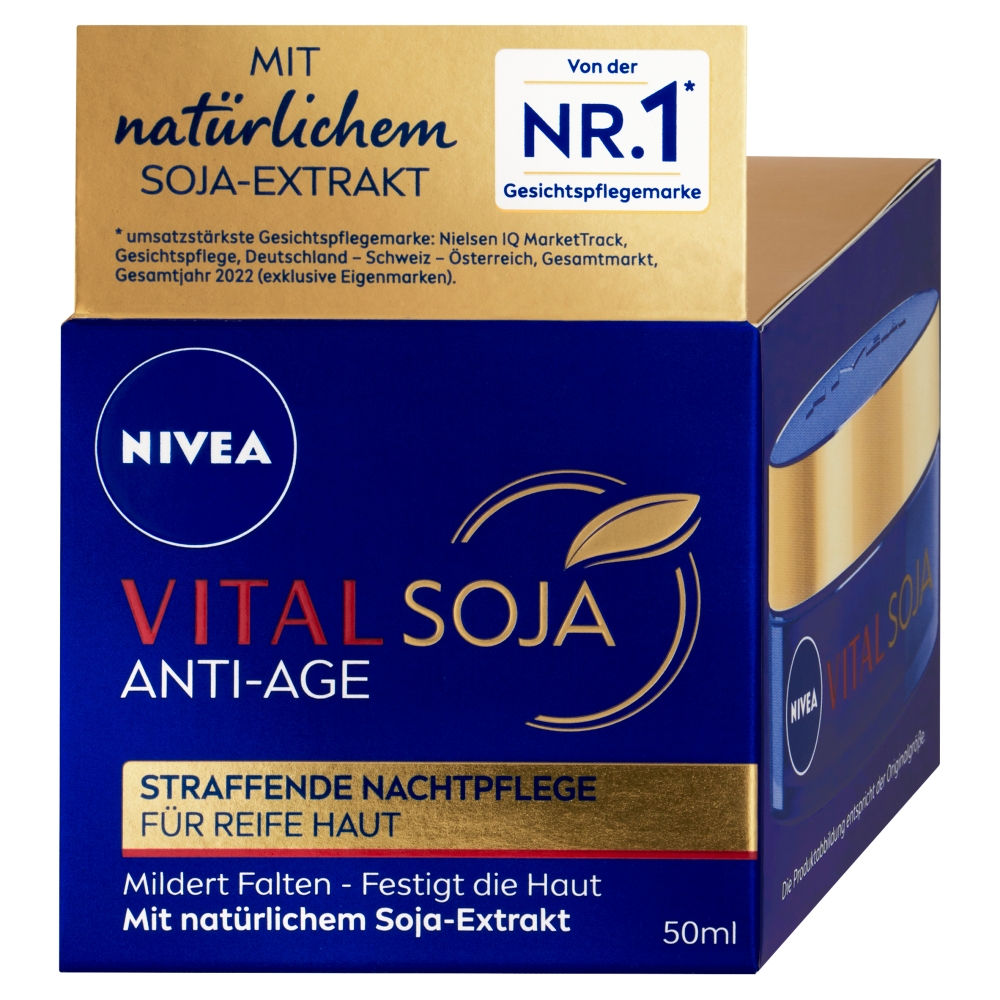 Nivea krém 50ml noční Vital Soja