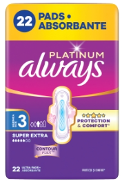 Levně Always vložky Platinum (22ks/fol) Night