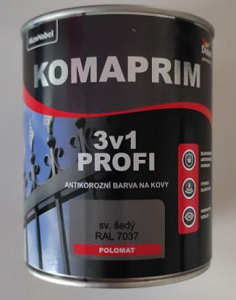 KOMAPRIM 3v1 0,75l RAL7037 sv šedý