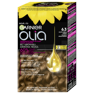 Garnier Olia Big Kit permanentní barva na vlasy odstín 6.3 Gold Light Brown