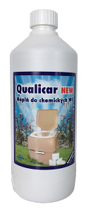 Qualicar NEW náplň do chemických WC 1L