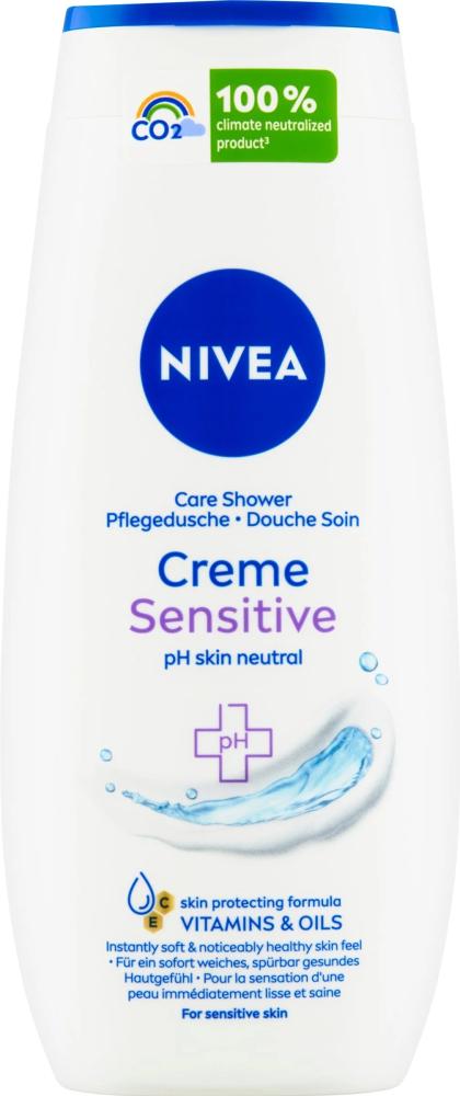 Nivea Creme Sensitive pečující sprchový gel 250 ml