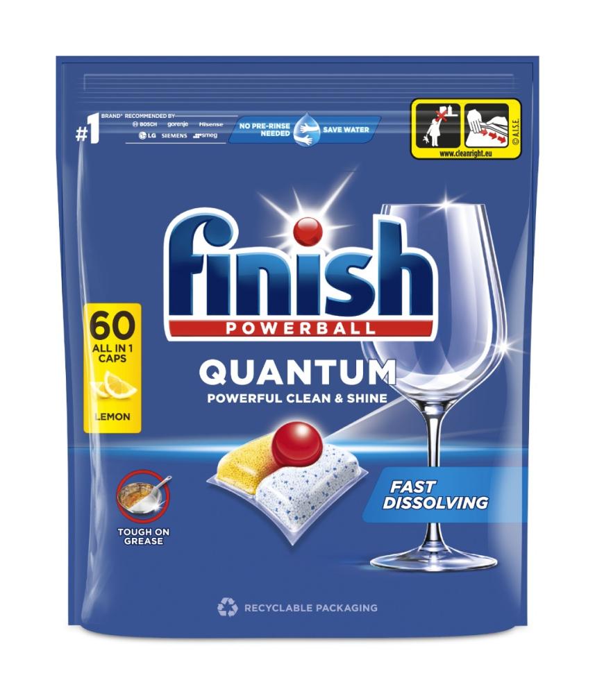Levně Finish tabs QUANTUM 60ks Lemon