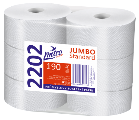 Linteo JUMBO Standard 190 2vr. celulóza, 115m (6ks)