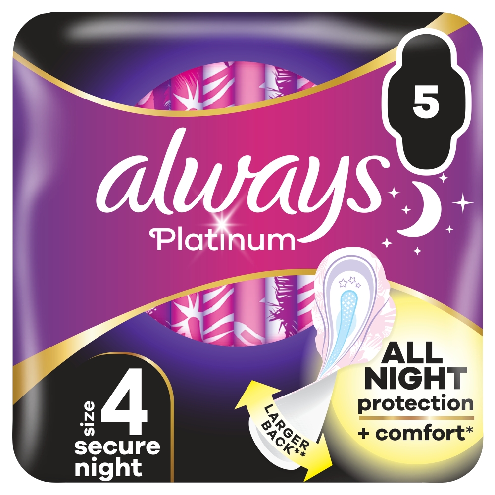 Always ultra Plat (5ks/fol) SecureNight
