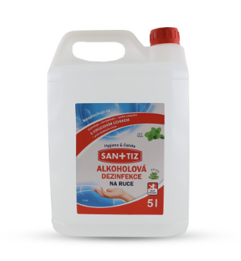 Alkoholová Dezinfekce na ruce Sanitiz 5l