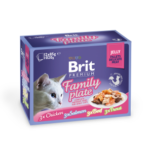Brit Premium fam kapsa(12x85g/kra) jelly