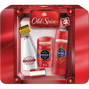 Old Spice Dárková sada pro muže Captain (sprchový gel 250mldeo stick 250mlvoda po holení 100ml) plech