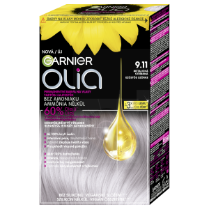 Garnier Olia Big Kit permanentní barva na vlasy odstín 9.11 Silver Smoke