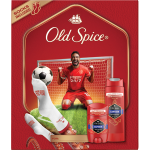 Old Spice dárková sada pro muže Captain (sprchový gel 250mldeo stick 50mlponožky)