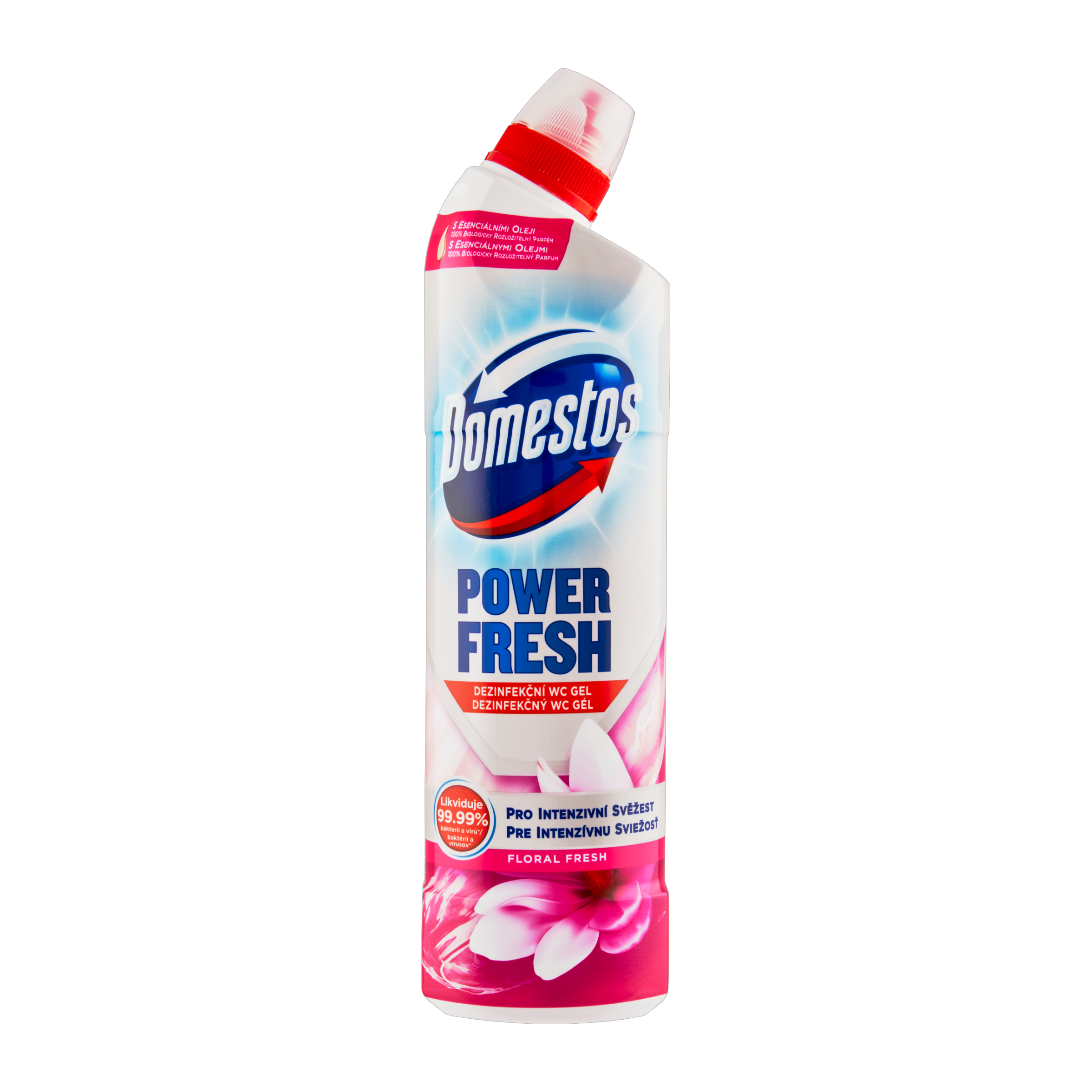 Domestos Power Fresh Total Hygiene dezinfekční WC gel Floral Fresh 700 ml