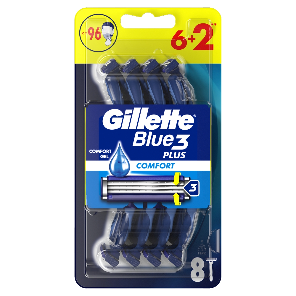 Gillette Blue3 Comfort jednorázová holítka 62ks
