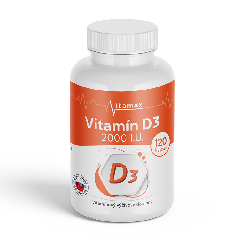 Vitamax Vitamín D3 2000 I.U. mg: 30 tablet