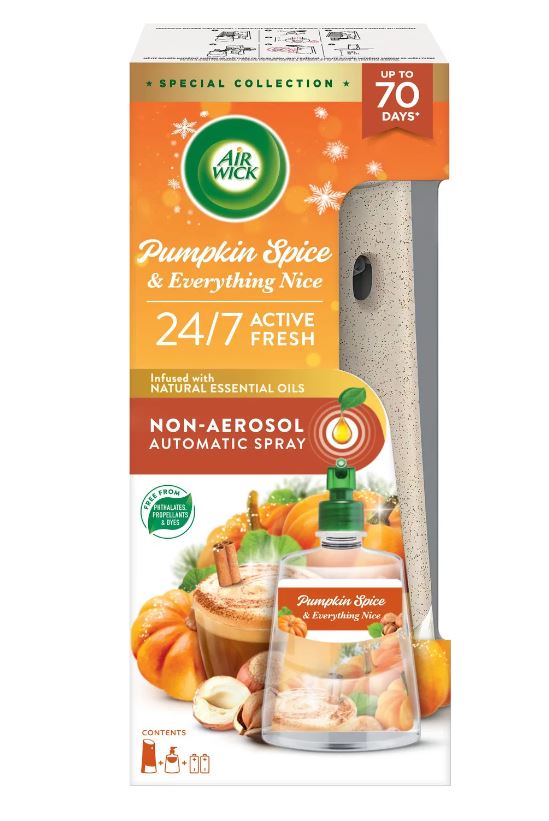 Air Wick Active Fresh difuzor  náplň 228ml Pumpkin Spice & Everything Nice Ks