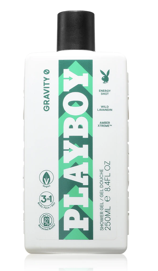 Playboy Gravity 0 sprchový gel 3 v 1 pro muže 250 ml