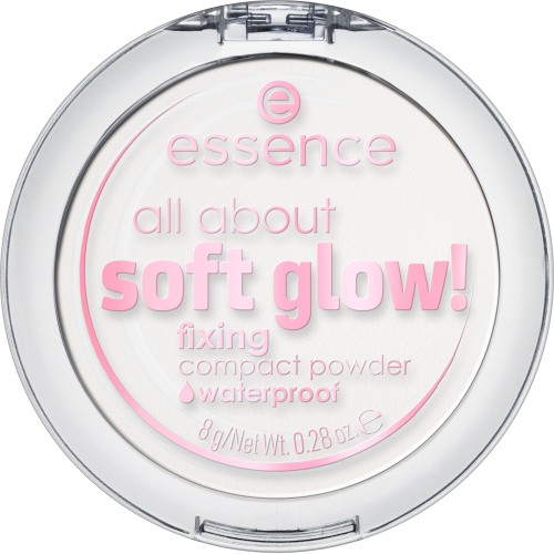 Levně essence fixační pudr all about soft glow! voděodolný