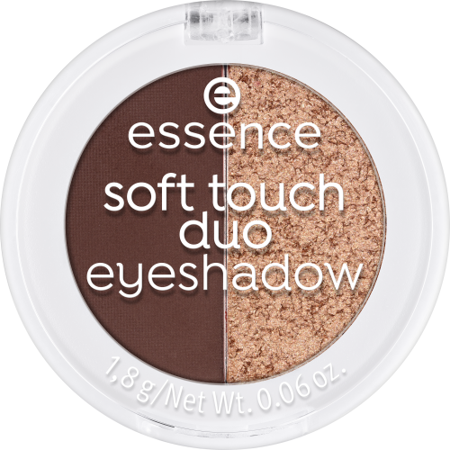 essence Soft Touch Duo duo oční stíny odstín 04 Mocha Muse 1 g